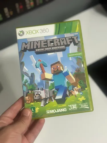 Minecraft Xbox 360 Original em Português - Mídia Física Completo