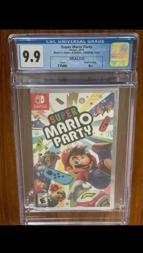 Super Mario Party Graduado CGC 9.9 A++ || Nintendo || Switch