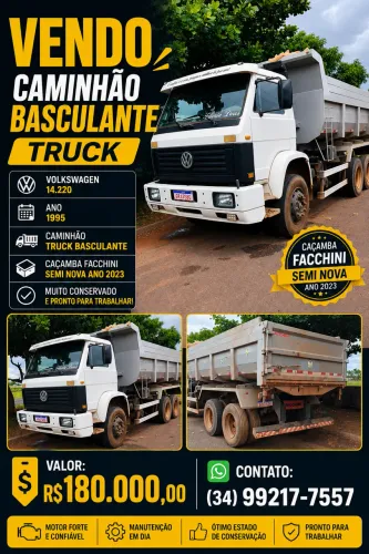 Caminhão caçamba 14220 truck