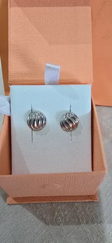 Brinco Vivara Life Ondas em Prata 925 Original. 