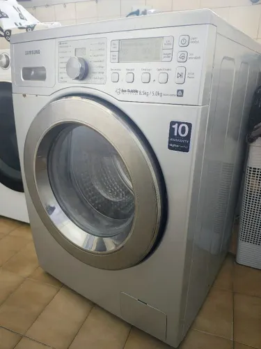 Máquina lava e seca Eco Bubble 8,5kg/5kg Lavadora Secadora Samsung 200V