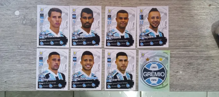 Figurinhas Grêmio brasileirão 2021