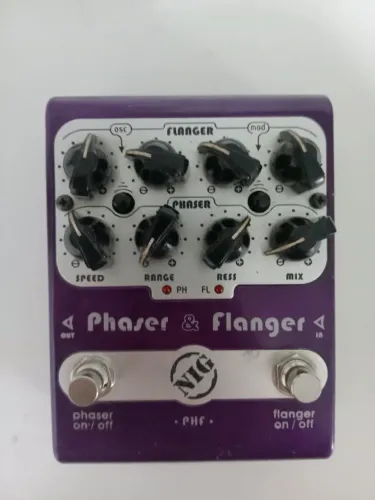 Pedal NIG Flanger e Phaser Compacto