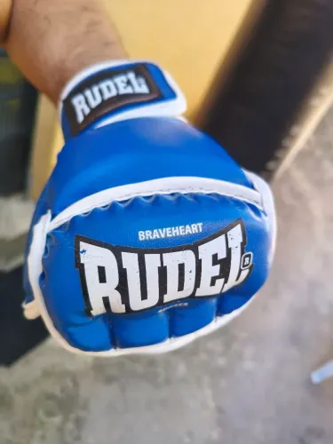 Luva De MMA Rudel Sports Azul - Praticamente Nova
