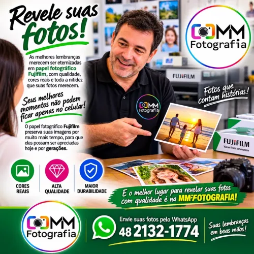 Revelação de fotos
