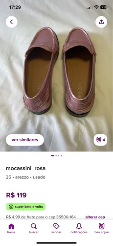 Mocassini feminino
