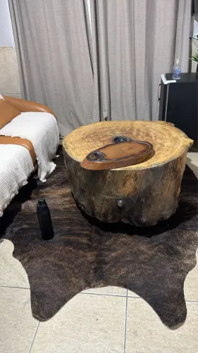 Mesa de centro rústica 