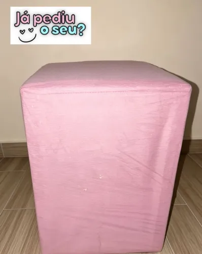 Puff rosa bebê 