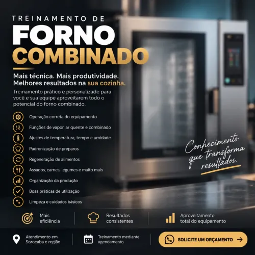 Treinamento de Forno Combinado | Sorocaba e Região