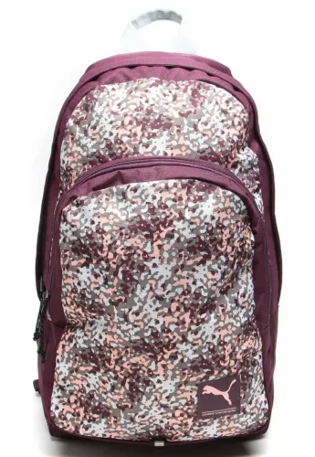 Mochila Puma Academy Backpack Graphic Roxo 