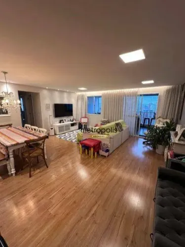 Apartamento com 3 dormitórios à venda, 115 m² por R$ 1.277.000,00 - Vila Valparaíso - Sant