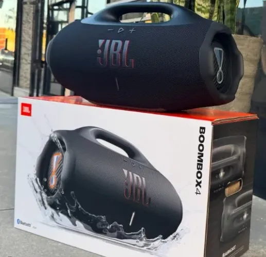 JBL Boombox 4 - Som extremamente potente, graves profundos e bateria de longa duração!