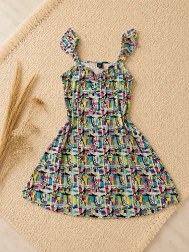 Vestido Curto estampado - Tamanho G