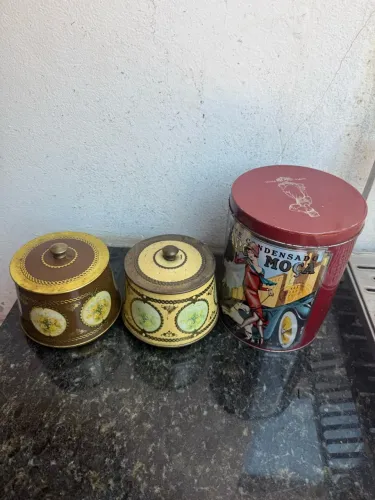 Latinha antiga decoração