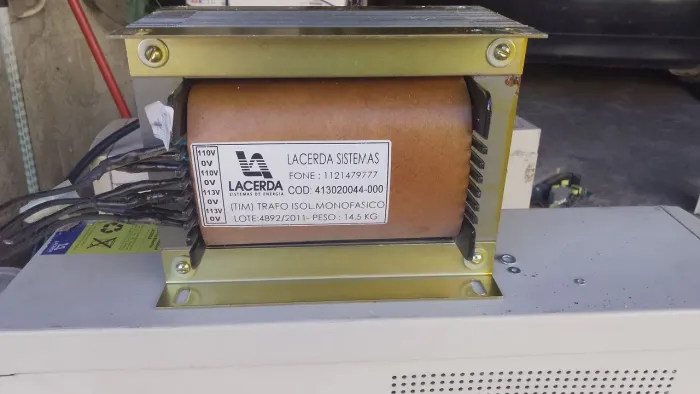 Trafo isolado monofásico da Lacerda sistemas de energia 