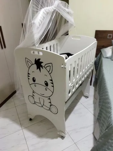 Mini berço 90x60cm personalizado 