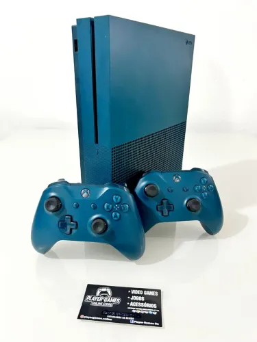 Xbox One S Deep Blue (Aceito Cartão)