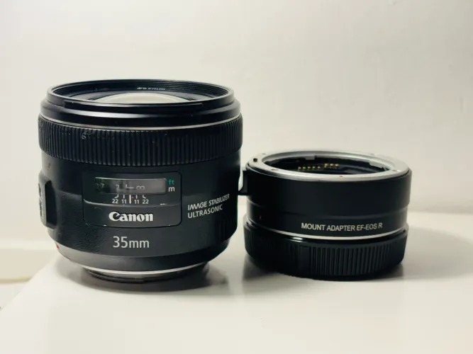 Canon 35mm f/2 IS USM + Adaptador EF EOS R Original