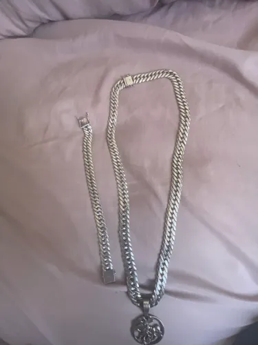 Vendo conjunto de prata 14 m