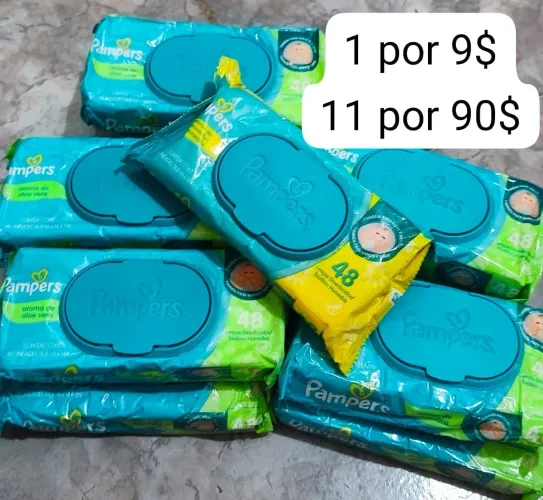 Lenço umedecido na promoção