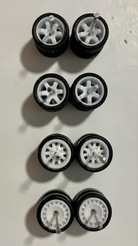 Rodinhas de borracha carrinhos miniatura hot wheels