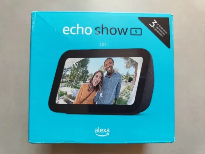 Echo Show 5 de 3ª geração, Alexa, novo, lacrado.