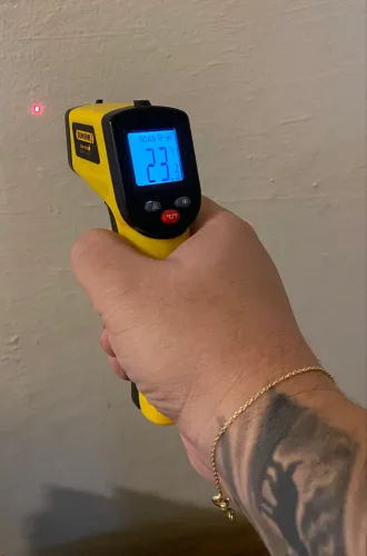 TERMÔMETRO DIGITAL INFRAVERMELHO C/ MIRA LASER (NOVO)