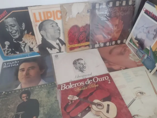Lote com 10 discos Lp artistas variados 