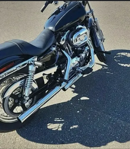 Crash Bar Traseiro Harley Davidson Sportster 883/1200 Preto