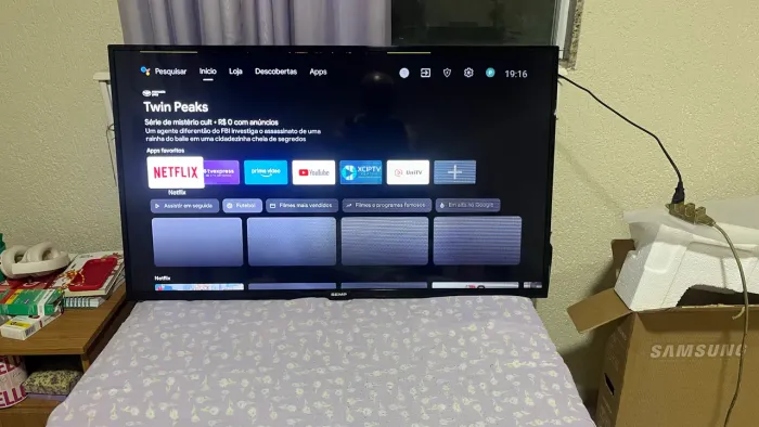 Televisão Semp Toshiba de 43 polegadas
