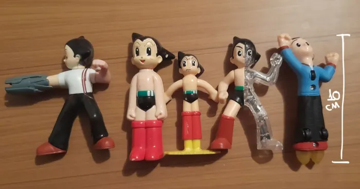 5 Bonecos Mc Donalds - Astro Boy (2005) | Bateria NÃO FUNCIONA | Mc Lanche Feliz 2005 |