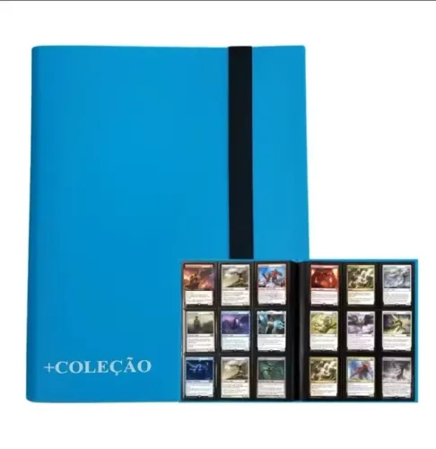 Fichário Álbum Grande para cartas Pokemon - Cabem 540 cartas- Pasta Porta Cartas