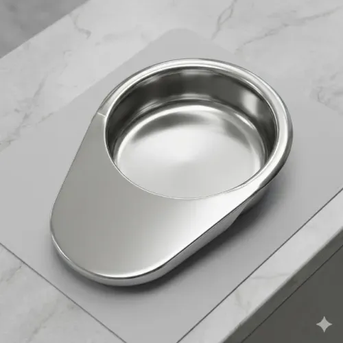 Comadre Hospitalar Inox Tipo Pá Aparadeira Idoso Acamado 3.5L