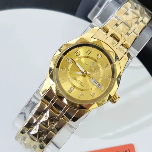 Relógio Feminino Binbond 3805 3ATM À Prova D?Água Social Aço inox Dourado
