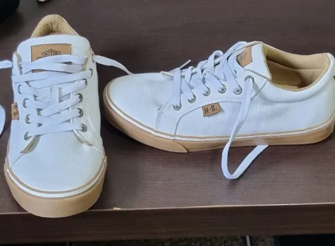 harley davidson tênis footwear torland branco com bege tam. 37