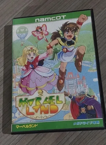 Fita de mega drive japonesa super Marvel land
