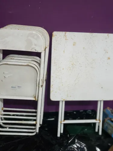 Jogo de mesa com cadeira de bar