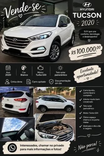 Hyundai Tucson GLS 1.6 Turbo 16V Aut. 2020
