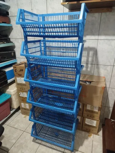 PRATELEIRA DE PLÁSTICO 7 PECAS