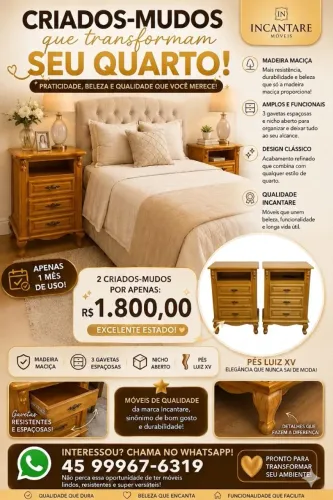 MESA DE CABECEIRA. CRIADO MUDO