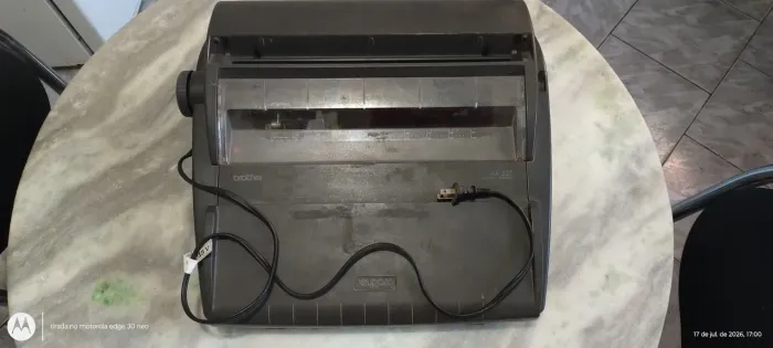 Máquina de escrever brother eletronic typerwritwer
