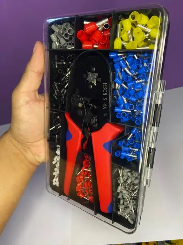 Alicate Crimpar Descascador 1200 Terminais Tubular Fêmea ok an7