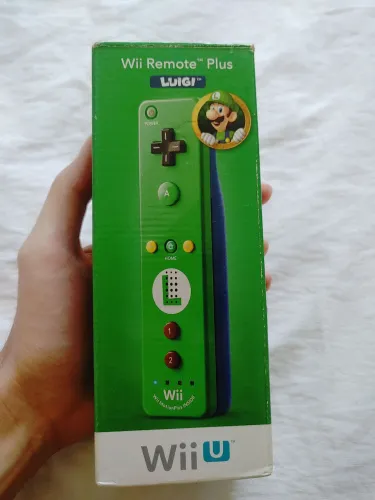 Controle Nintendo Wii - Wii U ediition Luigi