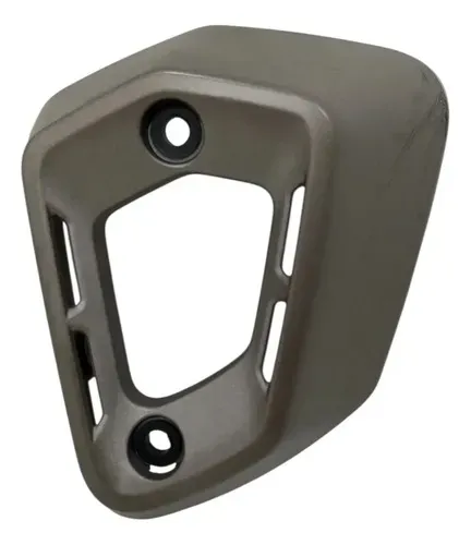Protetor Ponteira Escapamento Honda Cb 300f 2023 A 2025 Cinz Cinza