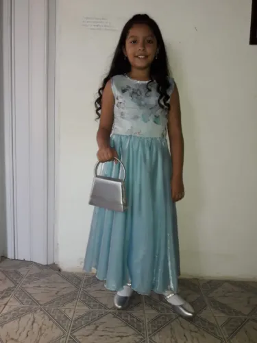 Vestido de festa infantil