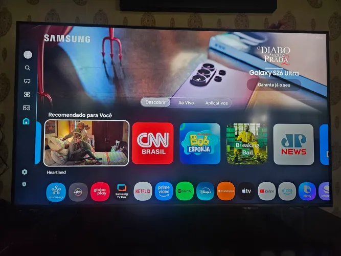 Tv 50 polegadas Samsung (com defeito, pequenas listras)