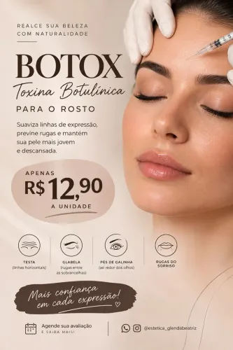 Aplicação de botox