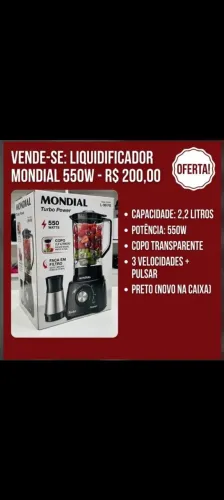 Vendo liquidificador novooo na caixa