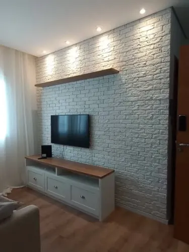 Tijolinho de gesso / ambiente fresco e moderno