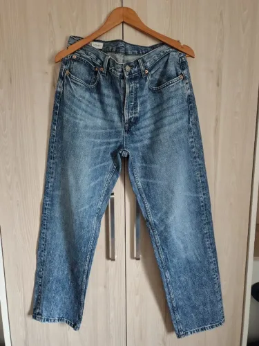 Calça Jeans Reta Zara Azul
